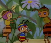 hutch dancing on a flower
