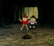 Akuma summoning a demon