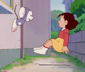 Eri floating with Chimpui