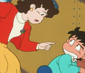 Hat being lectured by his mother
