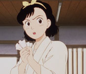 yawara in her grandfather's dojo