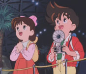 Kota Hoshikawa with his camera on a school trip
