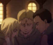 Eldian Warriors infiltrating Paradis