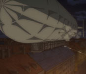 airship used by the scouts to attack marley