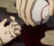 tom ksaver's bloody baseball
