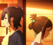 Kyoko and Izumi in their real personas
