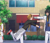 seiya trying to hug akira 